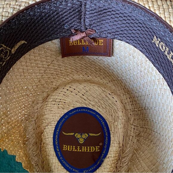NEW Bullhide Hope Has Wings Straw Cowgirl Rodeo Hat Medium - Picture 8 of 14